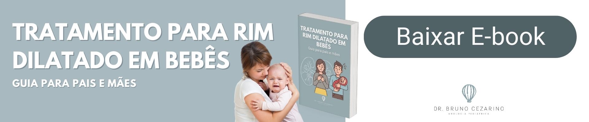 Banner CTA tratamento para rim dilatado em bebês