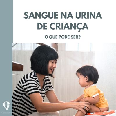 sangue na urina de crianca